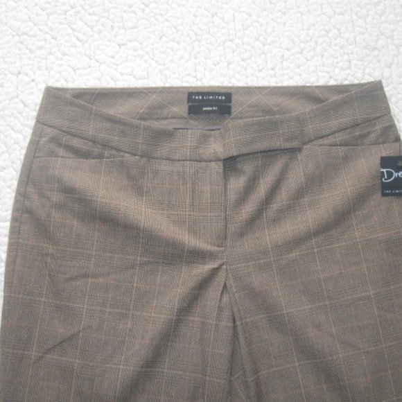 The Limited Drew Fit Tan Plaid Dress Pants - Picture 5 of 6